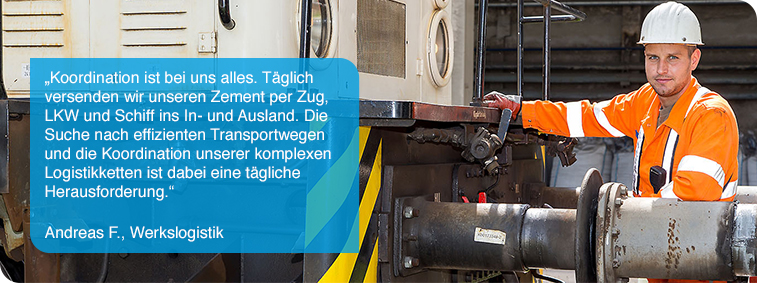 Statement zu Logistikketten der Zementindustrie